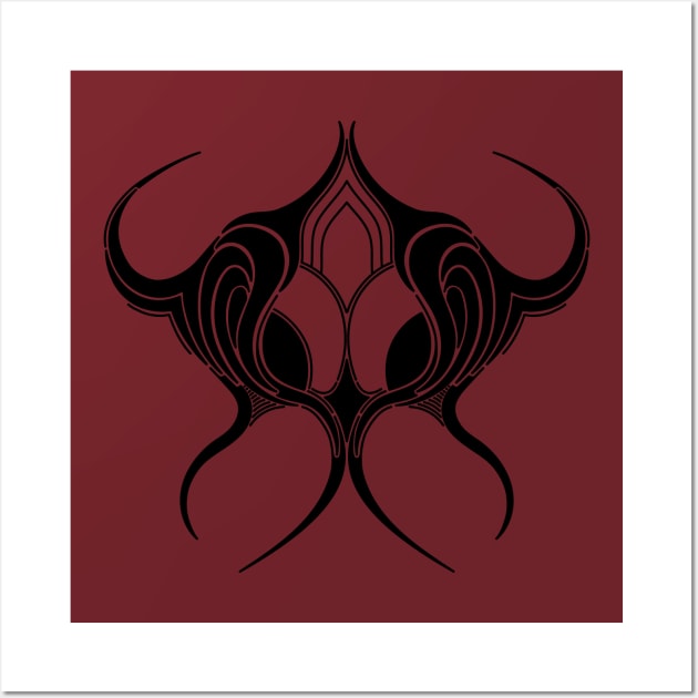 The Pope Lily Wall Art by Tsymbal Design